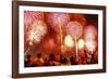 Fireworks for Fourth of July Celebrations, New York City, USA-Ali Kabas-Framed Photographic Print