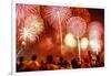 Fireworks for Fourth of July Celebrations, New York City, USA-Ali Kabas-Framed Photographic Print