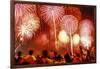 Fireworks for Fourth of July Celebrations, New York City, USA-Ali Kabas-Framed Photographic Print