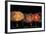 Fireworks in a Row at Night-null-Framed Photographic Print