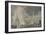 Fireworks in Front of Town Hall to Celebrate Peace in 1763, Paris, France, 18th Century-null-Framed Giclee Print