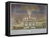 Fireworks in Green Park, Westminster, London, 1749-null-Framed Stretched Canvas