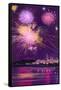 Fireworks in Malta-Angus Mcbride-Framed Stretched Canvas