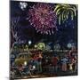 "Fireworks", July 4, 1953-Ben Kimberly Prins-Mounted Giclee Print