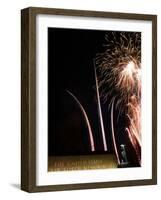 Fireworks Light up the Air Force Memorial-Stocktrek Images-Framed Photographic Print