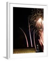 Fireworks Light up the Air Force Memorial-Stocktrek Images-Framed Photographic Print