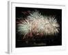 Fireworks Light Up the Night Sky after the Opening Ceremony for the Vancouver 2010 Olympics-null-Framed Photographic Print