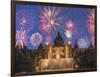 Fireworks, Montjuic, Barcelona, Catalonia, Spain, Europe-Angelo Cavalli-Framed Photographic Print