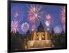 Fireworks, Montjuic, Barcelona, Catalonia, Spain, Europe-Angelo Cavalli-Framed Photographic Print