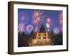 Fireworks, Montjuic, Barcelona, Catalonia, Spain, Europe-Angelo Cavalli-Framed Photographic Print