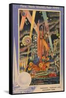 Fireworks, New York World's Fair, 1939-null-Framed Stretched Canvas
