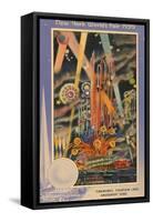 Fireworks, New York World's Fair, 1939-null-Framed Stretched Canvas