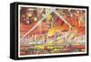 Fireworks, New York World's Fair, 1939-null-Framed Stretched Canvas