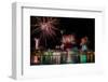 Fireworks on New Year's Eve, Reykjavik, Iceland-null-Framed Photographic Print