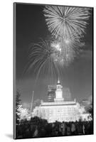 Fireworks on the Fourth of July-null-Mounted Photographic Print