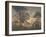 Fireworks on the River at Celebrations in Bassac-Louis Delaporte-Framed Giclee Print