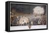 Fireworks on the River Seine, Paris-PG Le Mercier-Framed Stretched Canvas