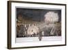 Fireworks on the River Seine, Paris-PG Le Mercier-Framed Art Print