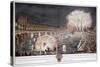 Fireworks on the River Seine, Paris-PG Le Mercier-Stretched Canvas