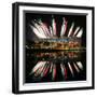 Fireworks over Bird's Nest, 2008 Summer Olympics, Beijing, China-null-Framed Photographic Print