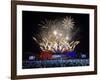 Fireworks over Buckingham Palace for the Queen's Diamond Jubilee-Associated Newspapers-Framed Photo