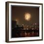 Fireworks over Sumida River-Masaharu Hatano-Framed Photographic Print