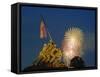Fireworks over the Iwo Jima Memorial for Independence Day Celebrations, Arlington, Virginia, USA-Hodson Jonathan-Framed Stretched Canvas