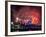 Fireworks over the South Bank, London, England, United Kingdom-Charles Bowman-Framed Photographic Print