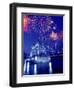 Fireworks Over the Tower Bridge, London, Great Britain, UK-Jim Zuckerman-Framed Photographic Print