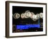 Fireworks over Water Cube, 2008 Summer Olympics, Beijing, China-null-Framed Photographic Print