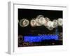 Fireworks over Water Cube, 2008 Summer Olympics, Beijing, China-null-Framed Photographic Print