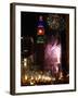 Fireworks Show is Part of the New Year Celebration Along the 16th Street Mall in Downtown Denver-null-Framed Photographic Print