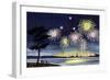 Fireworks Show - Jack & Jill-Wilmer H. Wickham-Framed Premium Giclee Print