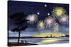 Fireworks Show - Jack & Jill-Wilmer H. Wickham-Stretched Canvas