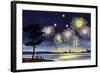 Fireworks Show - Jack & Jill-Wilmer H. Wickham-Framed Giclee Print