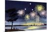 Fireworks Show - Jack & Jill-Wilmer H. Wickham-Mounted Giclee Print