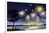 Fireworks Show - Jack & Jill-Wilmer H. Wickham-Framed Giclee Print