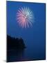 Fireworks, Split Rock Lighthouse, Minnesota, USA-Peter Hawkins-Mounted Photographic Print