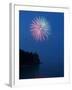 Fireworks, Split Rock Lighthouse, Minnesota, USA-Peter Hawkins-Framed Photographic Print