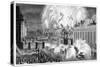 Fireworks, Strasbourg, 1744-null-Stretched Canvas