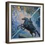 Fireworks. the Bronze Horseman-Boris Michaylovich Kustodiev-Framed Giclee Print