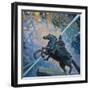 Fireworks. the Bronze Horseman-Boris Michaylovich Kustodiev-Framed Giclee Print