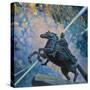 Fireworks. the Bronze Horseman-Boris Michaylovich Kustodiev-Stretched Canvas