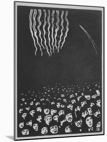 Fireworks, The World's Fair VI, 1901-Felix Edouard Vallotton-Mounted Giclee Print