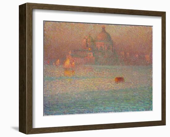 Fireworks. Winter Morning in Venice, 1907-Henri Eugene Augustin Le Sidaner-Framed Giclee Print