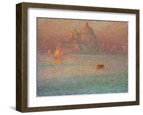 Fireworks. Winter Morning in Venice, 1907-Henri Eugene Augustin Le Sidaner-Framed Giclee Print