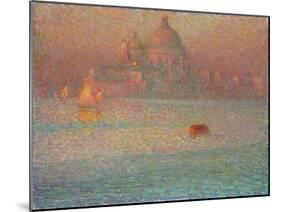 Fireworks. Winter Morning in Venice, 1907-Henri Eugene Augustin Le Sidaner-Mounted Giclee Print