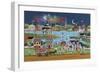 FireworksOverCoeLake-Anthony Kleem-Framed Giclee Print