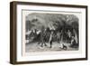 Firing at the Apple Tree, in Devonshire, UK, 1851-null-Framed Giclee Print