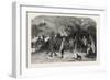 Firing at the Apple Tree, in Devonshire, UK, 1851-null-Framed Giclee Print